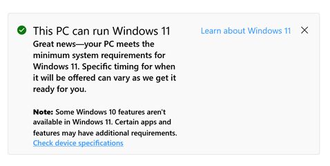 Windows 10 to Windows 11 Upgrade